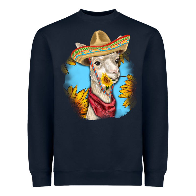 Sombrero Llama Heavyweight Sweatshirt by RanaPortraitStore | Teevron