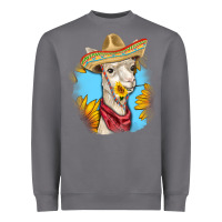 Storm Sombrero Llama Heavyweight Sweatshirt - RanaPortraitStore