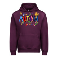 Mauve Wine autism accept understand love Urban Hoodie - Artiststas