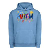 Pigment Pebble Blue autism accept understand love Urban Hoodie - Artiststas