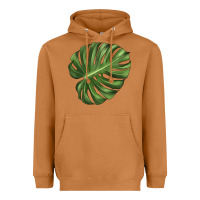 Meerkat Monstera Leaf Heavyweight Hoodie - LillyAllenDesigns