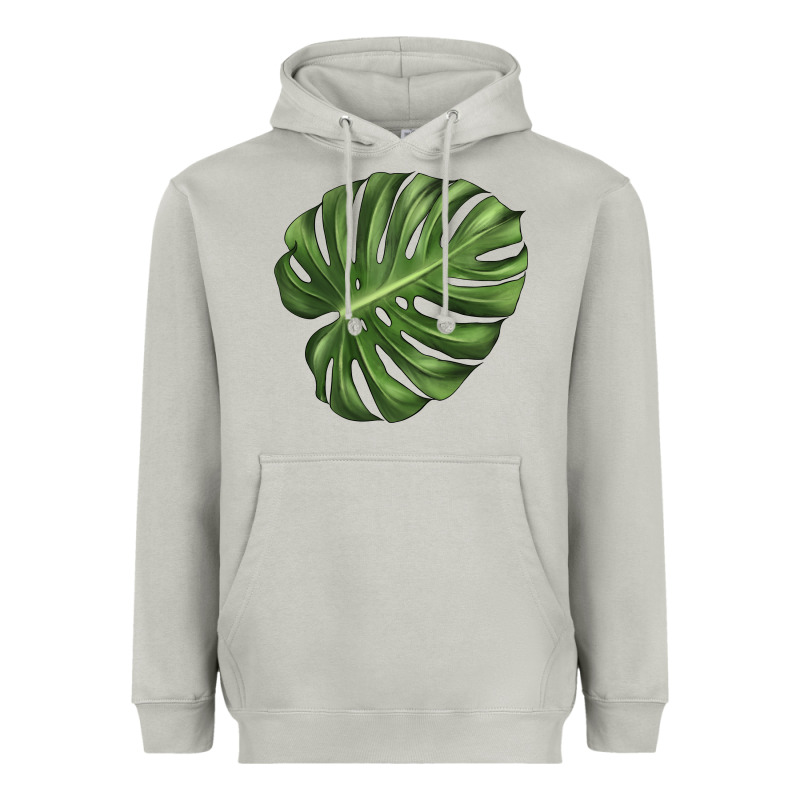 Monstera Leaf Heavyweight Hoodie by LillyAllenDesigns | Teevron