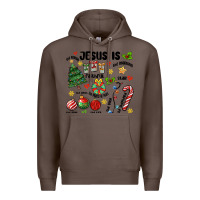 Coffee religious christmas Premium Hoodie - MaliasSmallBusiness