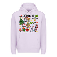 Lilac religious christmas Premium Hoodie - MaliasSmallBusiness