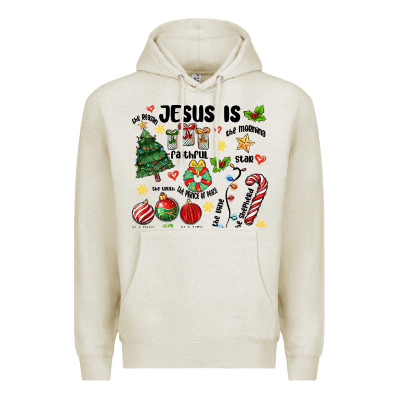 Religious Christmas Premium Hoodie by MaliasSmallBusiness | Teevron