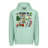 Seafoam religious christmas Premium Hoodie - MaliasSmallBusiness