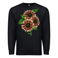 Black strawberry blonde sunflower Premium Sweatshirt - LillyAllenDesigns