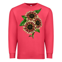 Cardinal strawberry blonde sunflower Premium Sweatshirt - LillyAllenDesigns
