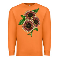 Carrot strawberry blonde sunflower Premium Sweatshirt - LillyAllenDesigns