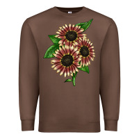 Chestnut strawberry blonde sunflower Premium Sweatshirt - LillyAllenDesigns