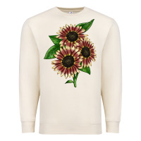 Sandshell strawberry blonde sunflower Premium Sweatshirt - LillyAllenDesigns