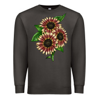 Smoke strawberry blonde sunflower Premium Sweatshirt - LillyAllenDesigns