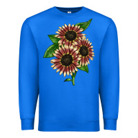 True Royal strawberry blonde sunflower Premium Sweatshirt - LillyAllenDesigns