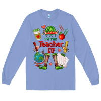 Colony Blue im the teacher elf Long Sleeve Tee - FaDigitalArtStudio