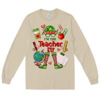 Mushroom im the teacher elf Long Sleeve Tee - FaDigitalArtStudio