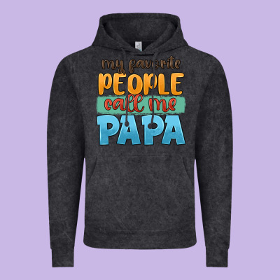 My Favorite People Call Me Papa Vintage Hoodie Designed By Jahusdesignshop