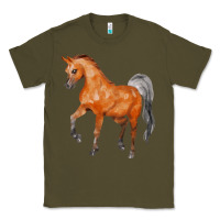 Army Green horse Classic Tee - FaDigitalArtStudio