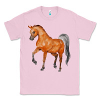 Bubblegum Pink horse Classic Tee - FaDigitalArtStudio
