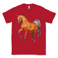 Red horse Classic Tee - FaDigitalArtStudio