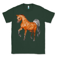 Sports Green horse Classic Tee - FaDigitalArtStudio
