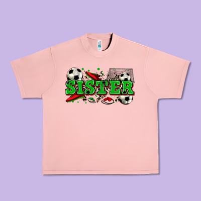 Sister Soccer Urban Heavy Tee Designed By Zillion Design Studio
