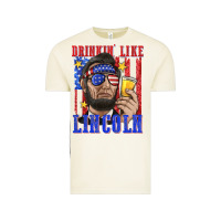 Vintage Arctic drinking like lincoln Vintage Tee - texasbilliewilder