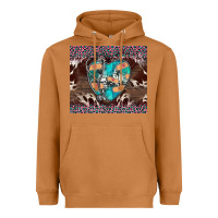 Meerkat western nurse stethoscope pink leopard Heavyweight Hoodie - BarkalooDesign