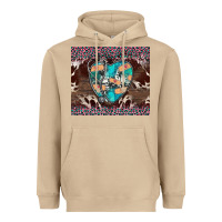 Mushroom western nurse stethoscope pink leopard Heavyweight Hoodie - BarkalooDesign