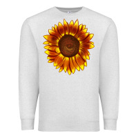 Oatmeal Heather tiger eyes sunflower Premium Sweatshirt - LillyAllenDesigns