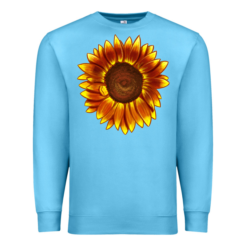 Tiger Eyes Sunflower Premium Sweatshirt by LillyAllenDesigns | Teevron