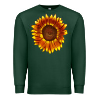 Sports Green tiger eyes sunflower Premium Sweatshirt - LillyAllenDesigns