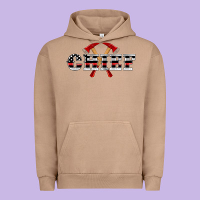 Firefighter Chief Urban Hoodie Designed By Artiststas