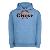 Pigment Pebble Blue firefighter chief Urban Hoodie - Artiststas