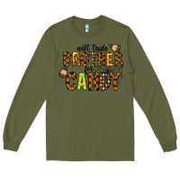 Army Green Will Trade Brother For Candy Long Sleeve Tee - CowhideDigitalArt