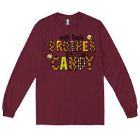 Burgundy Will Trade Brother For Candy Long Sleeve Tee - CowhideDigitalArt