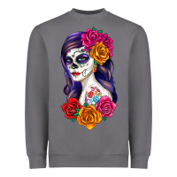 Storm sugar skull girl Heavyweight Sweatshirt - RanaPortraitStore