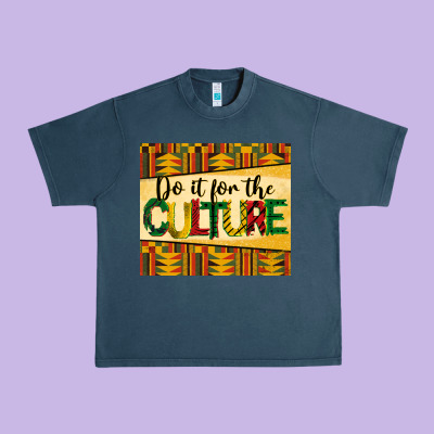 Do It For The Culture Juneteenth Tumbler Urban Heavy Tee Designed By Barkaloodesign