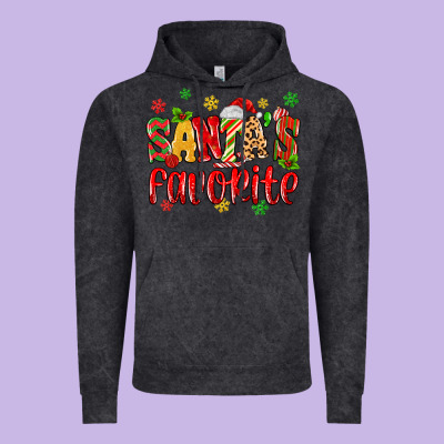 Vintage Hoodie santa's favorite