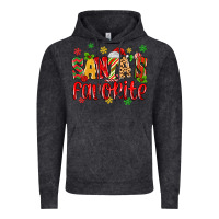Vintage Black santa's favorite Vintage Hoodie - MaliasSmallBusiness