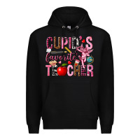 Black cupids favorite teacher Premium Hoodie - NancyCooperArtShop