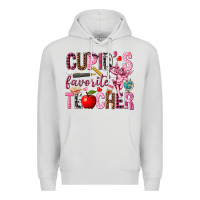 Dove Grey cupids favorite teacher Premium Hoodie - NancyCooperArtShop
