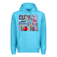 Ocean Blue cupids favorite teacher Premium Hoodie - NancyCooperArtShop