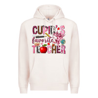 Pale Pink cupids favorite teacher Premium Hoodie - NancyCooperArtShop