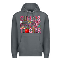 Rock cupids favorite teacher Premium Hoodie - NancyCooperArtShop