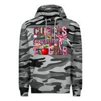 Slate Camo cupids favorite teacher Premium Hoodie - NancyCooperArtShop