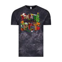 Cloud Black santa's favorite pct Vintage Tee - Zillion Design Studio