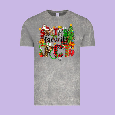Vintage Tee santa's favorite pct