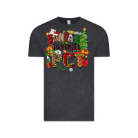 Vintage Black santa's favorite pct Vintage Tee - Zillion Design Studio
