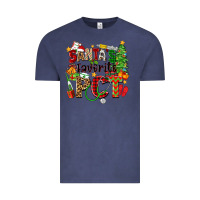 Vintage Denim santa's favorite pct Vintage Tee - Zillion Design Studio