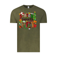 Vintage Olive santa's favorite pct Vintage Tee - Zillion Design Studio